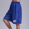 brand KD sport bermudas basketball shorts Summer sports thin Double-sided knee length elastic running game mens shorts free ship