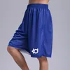 brand KD sport bermudas basketball shorts Summer sports thin Double-sided knee length elastic running game mens shorts free ship