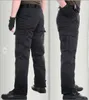 (ein stück) NEUE 2016 Outdoor Frühling Herbst Commando Männer Black Combat Hosen Taktik Overalls Military Cargo Security Guard Hosen