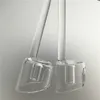 Tamponnage en glucides en quartz avec un clou de quartz de 2 mm d'épaisseur pour un banger en verre et une poignée de 2,75 pouces