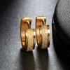 Großhandel - Beiliwol-Reifen Ohrringe für Frauen Modeschmuck 316L Edelstahl Peeling Gold-Farbe-Hochzeit Weibliche Drop Versand Keine Allergien