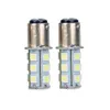 LED-bil glödlampa T25 S25 1157 BA15S 18 SMD 12V vit LED-lampa Dome Tail Stop Parkeringsmätare Ljus Universal LED-lampa