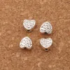 Branelli allentati dei distanziatori del cuore di fantasia della lega 500pcs / lot 5.9X6.1mm gioielli in argento tibetano L1767