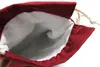 Grote Dikke Velvet Handdoek Voering Pouch Trekkoord Sieraden Opbergtas Ambachten Trinket Bead Ketting Armband Gift Verpakking Tassen 2 stks / partij