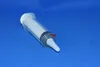 Stor mun plast 50 ml sprutor Dispenserad flytande dispensering bläck för Enemas plus dammjacka