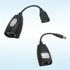 USB Extension Ethernet RJ45 CAT5E/6 케이블 LAN 어댑터 Extender Repeater Set Signal Amplifier on 50m Net Network Cables