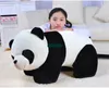 Dorimytrader Största 90cm Stor Rolig Emulational Animal Panda Plush Toy Giant Cartoon Stuffed Panda Doll Baby Present DY61331
