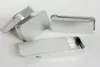 Wholesale 1000pcs/lot plain silver color slide top tin box,rectangle usb box case DHL Fedex Free Shipping