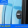 Qcbxyyxh 4 stks / partij ABS Auto deurslot Beschermende covers voor AUDI A6 2004-2011 A4 Q3 Q5 Q7 A1 A3 A5 A7 A8 A6 2018-2018 Auto styling