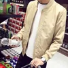 Men's Jackets Wholesale- Autumn Spring Men Slim Stand Collar Jacket Casual Coats College Baseball Windbreaker Jacket Outerdoor Overcoat TL0716