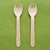 La forcella di legno da 6 pollici da 6 pollici da 6 pollici da 6 pollici può essere utilizzata come forchetta e cucchiaio per utilizzare un'insalata in legno usa e getta FORK9686522