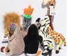 2017 Madagascar Alex Marty brinquedos leão zebra do macaco do girafa Melman Gloria pelúcia pinguim hipopótamo brinquedos macios 25cm 6pcs / lot