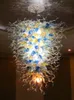 100% soffiato a bocca CE UL vetro borosilicato di Murano Dale Chihuly Art soffitto alto grande lampadario in vetro contemporaneo