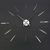 Orologio da parete di grandi dimensioni metallizzate semplice orologio da parete orologio da parete fai da te adesivi da muro soggiorno orologio da parete day arte razzo clock