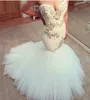 2016 Hot Sweetheart Arrival Wedding Dresses Long Mermaid Neckline Crystal Beads Trumpet Tulle Court Train Plus Size Formal Bridal Gowns