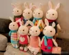 Groothandel-tiramisu knuffels metoo doll kinderen geschenken 8 stijl, 35 cm bunny knuffeldier lamytoy met geschenkdoos, verjaardagscadeautjes