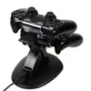 Dubbele oplaadstandlader Dock Station Plane voor PlayStation PS5 Dualsense PS4 Xbox One Controller Gamepad USB -kabel LED -lichtindicator