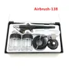 Modell 138 Air Brush Spray Gun målare Single Action Air Brush 08mm Munstycke Airbrush för nybörjare6263408