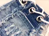 Sexy Nachtclub Meisjes Lage Taille Denim Thong Shorts Micro Mini Jeans Shorts Femme Womens Disco Dance Hotpants Hot