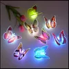 Bunte wechselnde Schmetterlings-LED-Nachtlichtlampe, Zuhause, Zimmer, Party, Schreibtisch, Wanddekoration, LLWA199