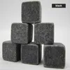 100% Natural Whisky Stone 6pcs Set Whiskey Stone Rock Ice Stones Wine Accessories Sipping Stones287I
