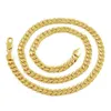 Men's jewellery 14k yellow gold filled necklace Noble chain 60cm