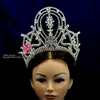 Pageant Crowns Diademi Lager Regolabile Miss Pageant vincitore Queen Bridal Wedding Princess Hair Jewelry Per Party Prom Show Headdre261R