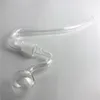 Tubo per bruciatore a nafta in vetro con bruciatore a nafta maschio da 14 mm Adattatore per gancio a J femmina da 14 mm Tubo per pipe a mano