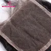 VENDA PACHES DE CABELOS DE CABELO DE VENDA DE ÁGUA molhada e ondulada 3 pacotes com encerramento de renda Cabelo humano Cabelo virgem ondulada Extensão de cabelo humano Greatremy Cabeça cheia Mulheres negras menina