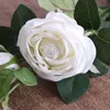 Luxus 3 Blütenköpfe Tea Rose DIY Blumen Bouquet Künstliche Real Touch Blumen Haus Und Hochzeit Dekoration 12 teile / lose