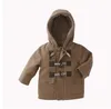 4 colors baby Boys Children outerwear coat fashion kids jackets for Boy girls Winter jacket Warm hooded children clothing