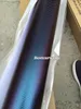 Blå till lila kameleon 3d kolfiber vinyl med luftbubbla fri för bil vinyl wrap storlek 1.52x30m 4.98x98ft