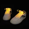 2016 Populaire Mannen Vrouwen Licht Up Led Schoenveters Party Gloeiende Nacht Running Shoe Laces Club Markeer Lichtgevende Schoenveter ZA1276