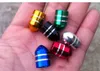 (100 stuks / partij) Groothandel 2016 Nieuwe Legering Scherp Model Tyre Schrader Klep Multicolor American Valve Dust Cap Bike