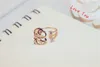 Animal Monkey Ring for Women girl Fashion Cubic Zirconia Charms Ring Rose Gold Plated Adjustable Open Ring Wedding Party Costume6638317
