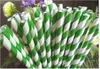 Wholesale - Via Fedex/EMS, Stripe Paper Drinking Straws Polka Dot Chevron Star For Party Decoration mixed Colors, 10000PCS