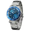 Mode Casual Mens Klockor Top Märke Luxury Winner Full Rostfritt Stål Auto Day Dial Display Automatisk mekanisk armbandsur