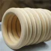 200pcs Good Quality Wood Teething Beads Wooden Ring Beads For DIY Jewelry Making Crafts 15 20 25 30 35 mm266g