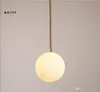 north europe led glass chandeliers lighting globe pendant lights restautant bedroom livingroom pendant lights fixture ac85265v