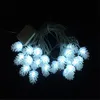 5M/20leds coloré modélisation LED chaîne pomme de pin clignotant lumières de noël guirlandes pour la fête de vacances décoration de mariage