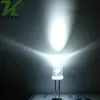 1000st 5mm vitt rund vatten Rensa LED-ljuslam