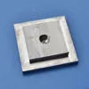 Vierkante Meubels Been Koffie Glas Energiebesparende Tafel Beugel Voetsteun Rods Aluminium Pie Decoratief Deel DIY-hardware