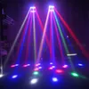 2016 neue Heiße Verkauf 8PCS * 3W RGB Mini LED Spinne Moving Head Licht für Disco, DJ und Kleine club Beleuchtung KOSTENLOSER VERSAND MYY