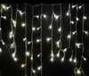 4 متر 120 أضواء عطلة مهرجان الستار أدى سلسلة الشريط icicles شريط الجليد مصباح الأراضي للحزب الجنية عيد