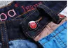 Mens Jeans Ny anlända personlighet Men Patchwork Fashion Famous Brand Clothing Mens Jeans Homme Ripped Gym Warm MEN197J