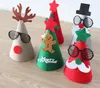 Party top hats Christmas cap party decoration handmade favor Christmas tree reindeer Santa Claus Hat Cap makeup ball festive gift supplies