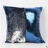 Double Pailletten Kussensloop 13 Kleuren Kerstmeermin Bright Sequin Pillow Sequin Reversible Kerstkussens Home Decoratieve kussensafdekkingen