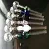 New color beauty straight burning pot Wholesale Glass Bongs, Glass Hookah, Smoke Pipe Accessories