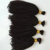 100 mongol natural sem fixação cabelo em massa ondulado cabelo em massa 100glot cor natural 826 polegada kinky encaracolado hair4611995