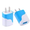 Voor iPhone 6 6s plus USB Muurlader, 1A 5V Universele USB Home Reizen Power Adapter Plug Wall Charger voor Samsung HTC LG MOTO ZTE ETC